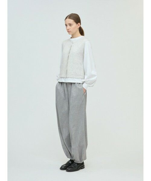 mizuiro ind / ミズイロインド ベスト | mizuiro ind ブークレクルーネックベスト | 詳細7