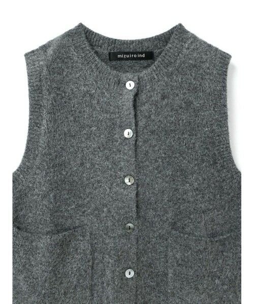 mizuiro ind / ミズイロインド ベスト | mizuiro ind ブークレクルーネックベスト | 詳細12
