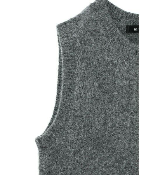 mizuiro ind / ミズイロインド ベスト | mizuiro ind ブークレクルーネックベスト | 詳細13