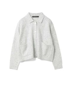 mizuiro ind / ミズイロインド カーディガン・ボレロ | mizuiro ind 襟付きショートカーディガン