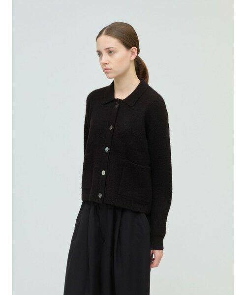 mizuiro ind / ミズイロインド カーディガン・ボレロ | mizuiro ind 襟付きショートカーディガン | 詳細4
