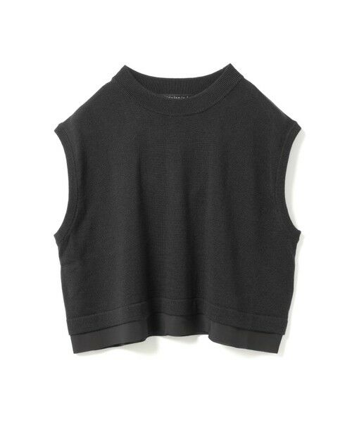 mizuiro ind / ミズイロインド ベスト | mizuiro ind シフォンフリルヘムベスト | 詳細2