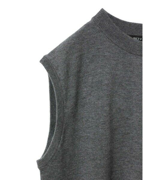 mizuiro ind / ミズイロインド ベスト | mizuiro ind シフォンフリルヘムベスト | 詳細13