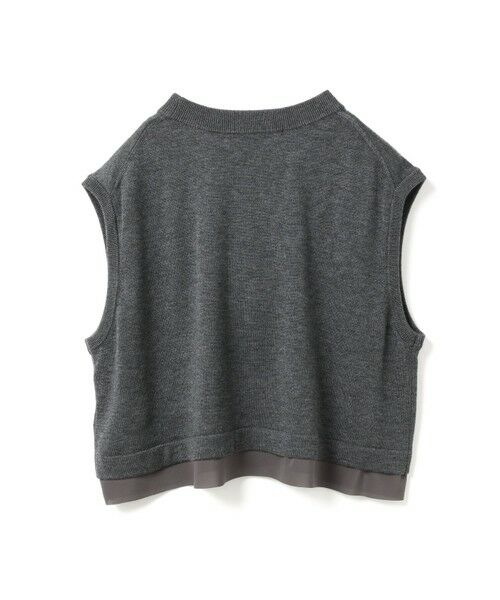 mizuiro ind / ミズイロインド ベスト | mizuiro ind シフォンフリルヘムベスト | 詳細15