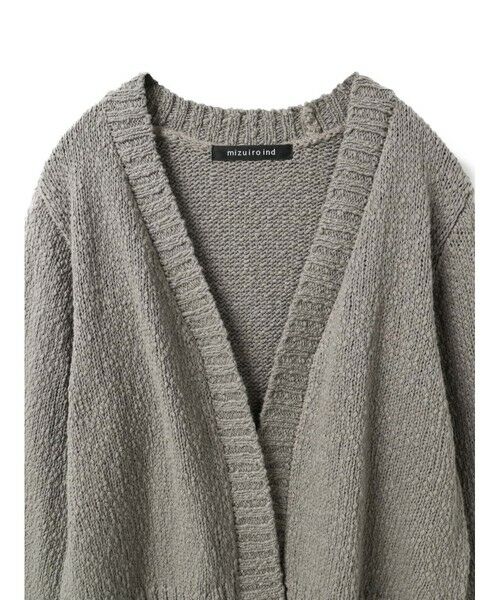 mizuiro ind / ミズイロインド カーディガン・ボレロ | mizuiro ind リリーヤーンVネックカーディガン | 詳細12