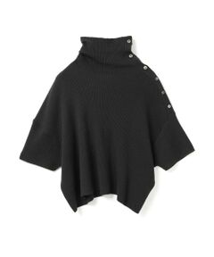 mizuiro ind / ミズイロインド ニット・セーター | mizuiro ind アシンメトリーカラーリブプルオーバー