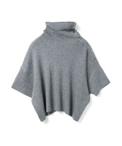 mizuiro ind / ミズイロインド ニット・セーター | mizuiro ind アシンメトリーカラーリブプルオーバー