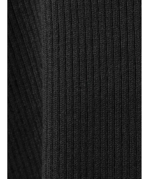 mizuiro ind / ミズイロインド ニット・セーター | mizuiro ind アシンメトリーカラーリブプルオーバー | 詳細10