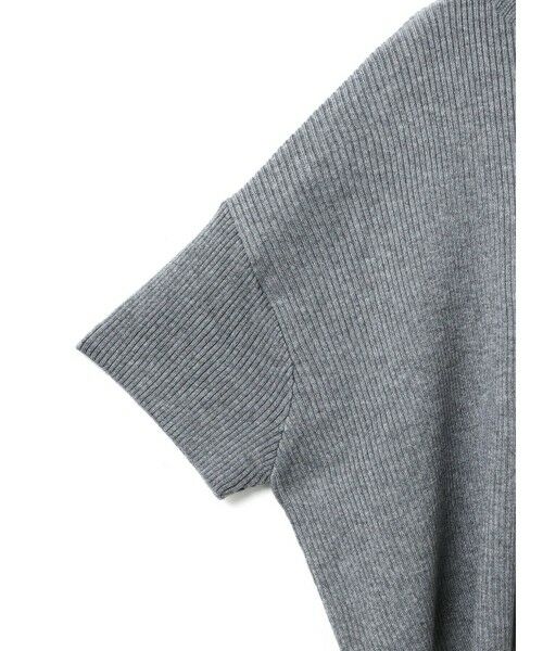 mizuiro ind / ミズイロインド ニット・セーター | mizuiro ind アシンメトリーカラーリブプルオーバー | 詳細14