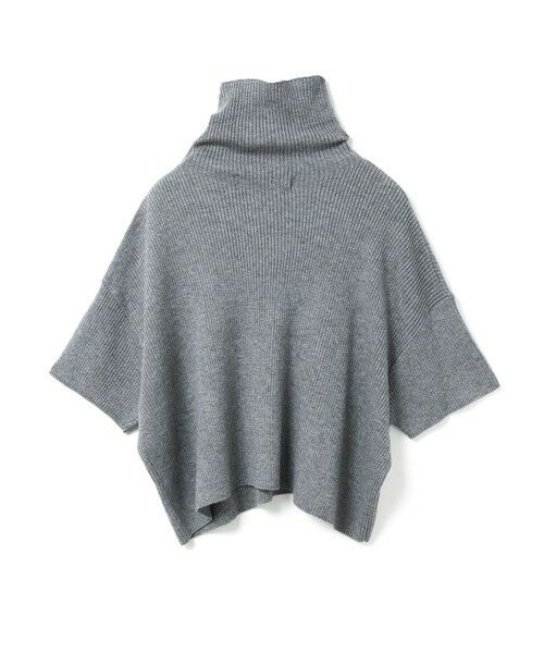 mizuiro ind / ミズイロインド ニット・セーター | mizuiro ind アシンメトリーカラーリブプルオーバー | 詳細15