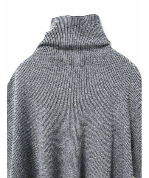 mizuiro ind / ミズイロインド ニット・セーター | mizuiro ind アシンメトリーカラーリブプルオーバー | 詳細16