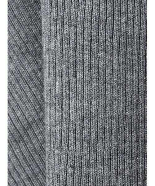 mizuiro ind / ミズイロインド ニット・セーター | mizuiro ind アシンメトリーカラーリブプルオーバー | 詳細11