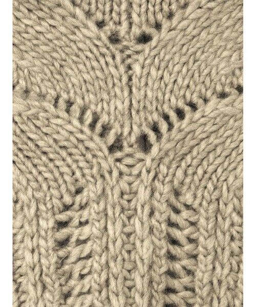 mizuiro ind / ミズイロインド ベスト | mizuiro ind シアーケーブル柄ベスト | 詳細3