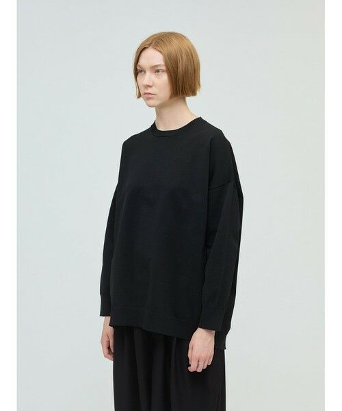 mizuiro ind / ミズイロインド ニット・セーター | mizuiro ind クルーネックワイドプルオーバー | 詳細4