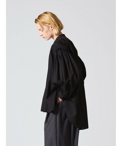 mizuiro ind / ミズイロインド シャツ・ブラウス | mizuiro ind ピンタックパフスリーブシャツ | 詳細14