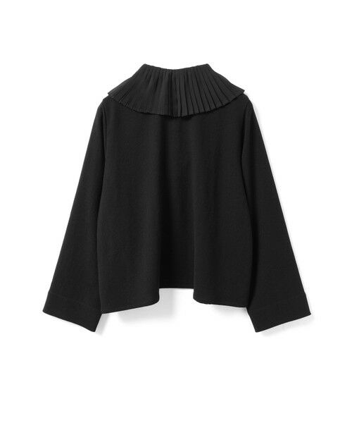 mizuiro ind / ミズイロインド シャツ・ブラウス | mizuiro ind プリーツカラーシャツプルオーバー | 詳細16