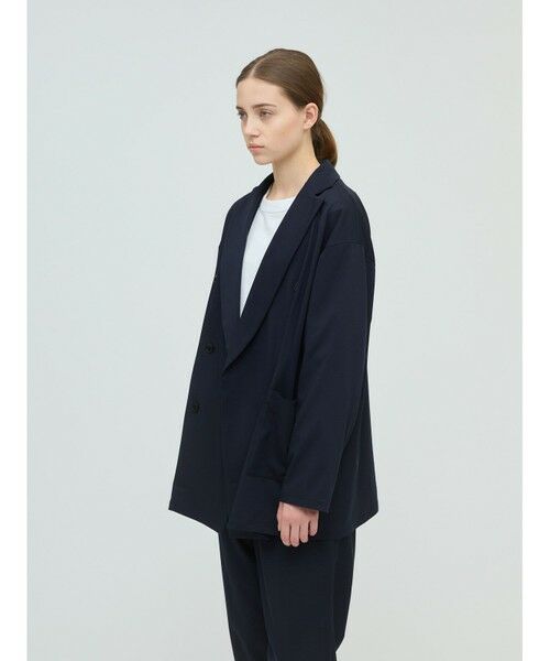 mizuiro ind / ミズイロインド その他アウター | mizuiro ind ダブルブレストシャツジャケット | 詳細4