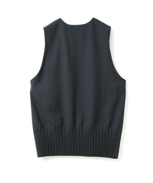mizuiro ind / ミズイロインド ベスト | mizuiro ind プリーツヘムVネックベスト | 詳細5