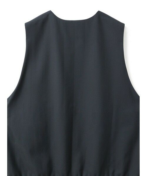 mizuiro ind / ミズイロインド ベスト | mizuiro ind プリーツヘムVネックベスト | 詳細6