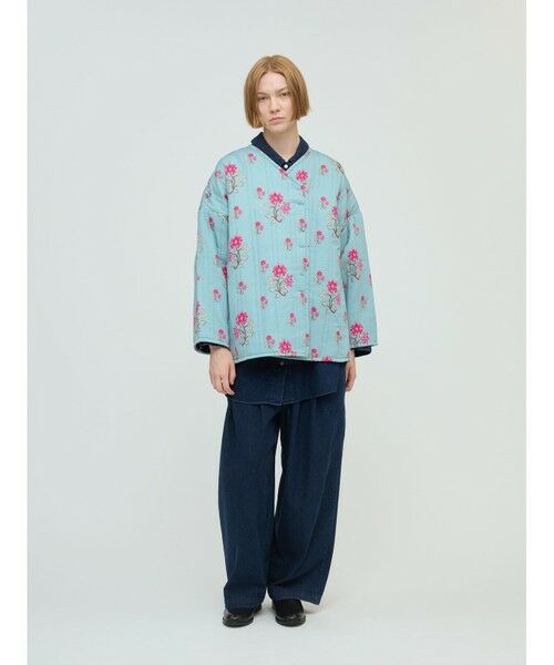 mizuiro ind / ミズイロインド その他アウター | mizuiro ind プリントキルティングジャケット | 詳細6