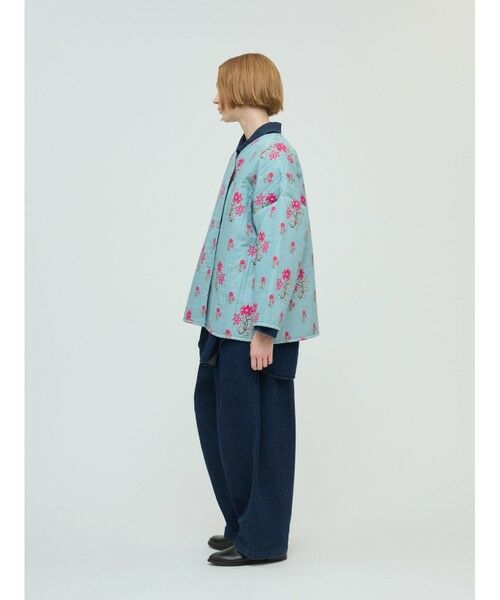 mizuiro ind / ミズイロインド その他アウター | mizuiro ind プリントキルティングジャケット | 詳細8