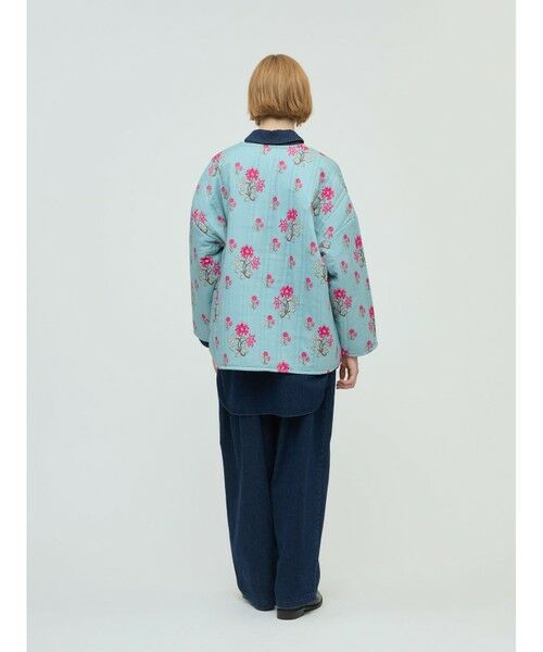 mizuiro ind / ミズイロインド その他アウター | mizuiro ind プリントキルティングジャケット | 詳細9