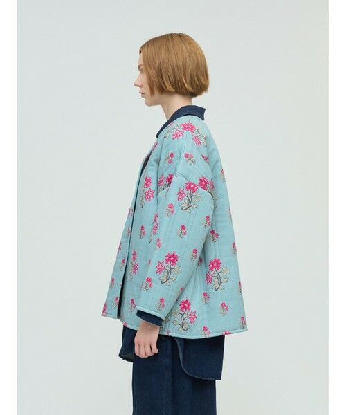 mizuiro ind / ミズイロインド その他アウター | mizuiro ind プリントキルティングジャケット | 詳細4