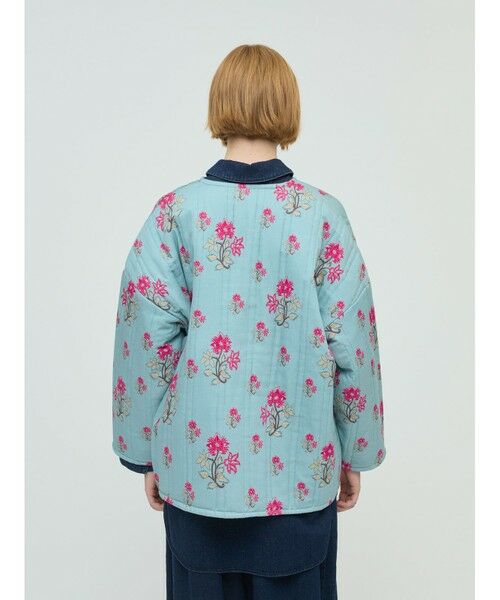 mizuiro ind / ミズイロインド その他アウター | mizuiro ind プリントキルティングジャケット | 詳細5