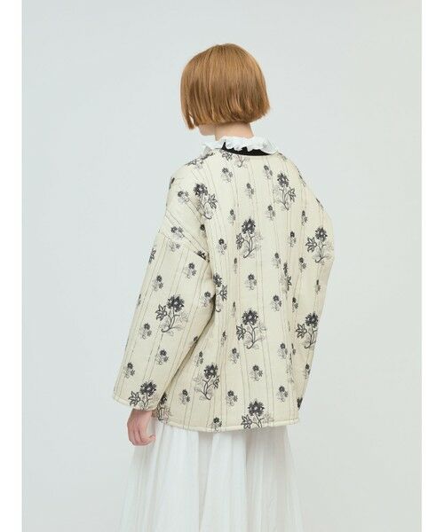 mizuiro ind / ミズイロインド その他アウター | mizuiro ind プリントキルティングジャケット | 詳細14