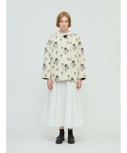 mizuiro ind / ミズイロインド その他アウター | mizuiro ind プリントキルティングジャケット | 詳細15