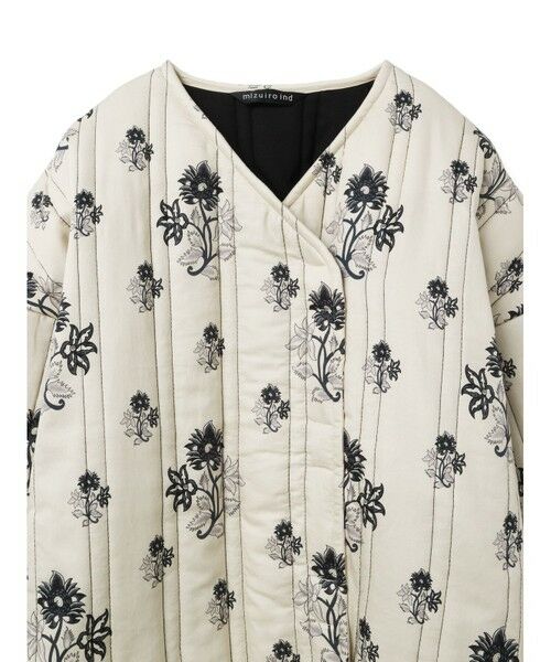 mizuiro ind / ミズイロインド その他アウター | mizuiro ind プリントキルティングジャケット | 詳細20