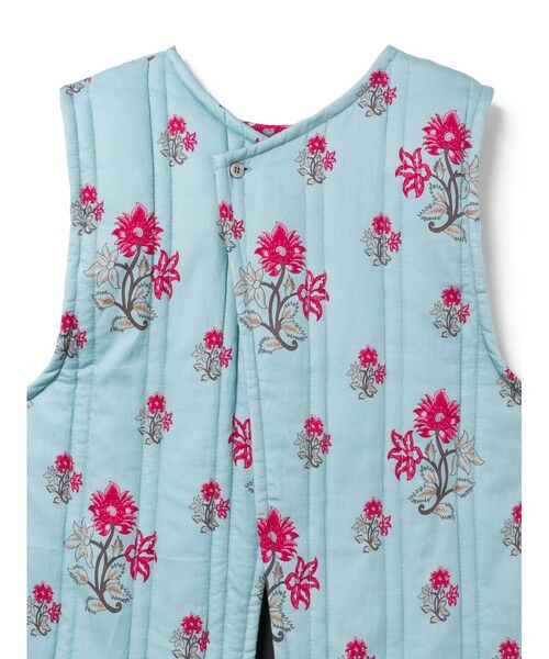 mizuiro ind / ミズイロインド ベスト | mizuiro ind 2WAYプリントキルティングベスト | 詳細13