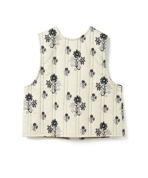 mizuiro ind / ミズイロインド ベスト | mizuiro ind 2WAYプリントキルティングベスト | 詳細14