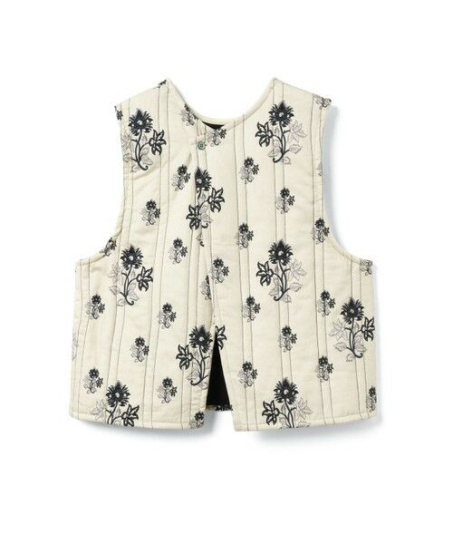 mizuiro ind / ミズイロインド ベスト | mizuiro ind 2WAYプリントキルティングベスト | 詳細23