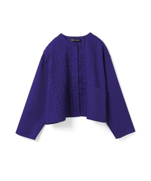 mizuiro ind / ミズイロインド シャツ・ブラウス | mizuiro ind クルーネックピンタックシャツ | 詳細1