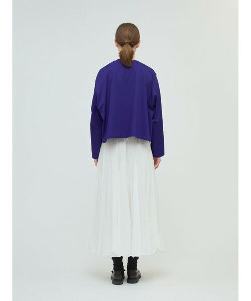 mizuiro ind / ミズイロインド シャツ・ブラウス | mizuiro ind クルーネックピンタックシャツ | 詳細9