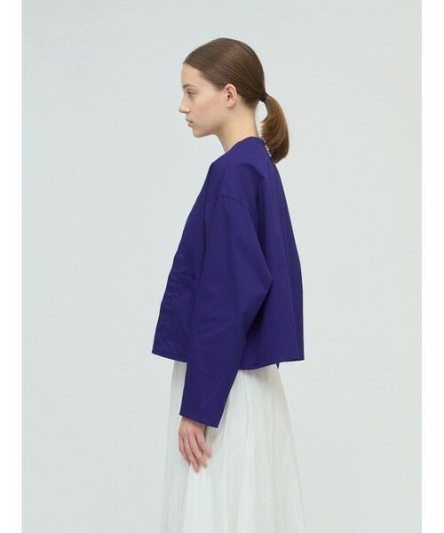 mizuiro ind / ミズイロインド シャツ・ブラウス | mizuiro ind クルーネックピンタックシャツ | 詳細4