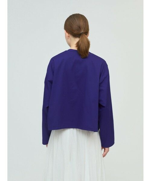 mizuiro ind / ミズイロインド シャツ・ブラウス | mizuiro ind クルーネックピンタックシャツ | 詳細5