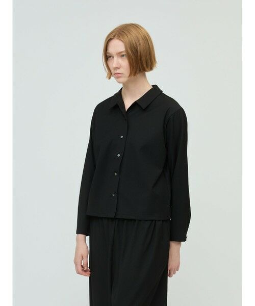 mizuiro ind / ミズイロインド シャツ・ブラウス | mizuiro ind T/Rベーシックシャツ | 詳細10