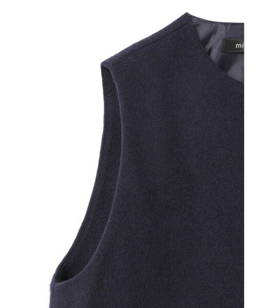 mizuiro ind / ミズイロインド ベスト | mizuiro ind ポケット付きクルーネックベスト | 詳細4