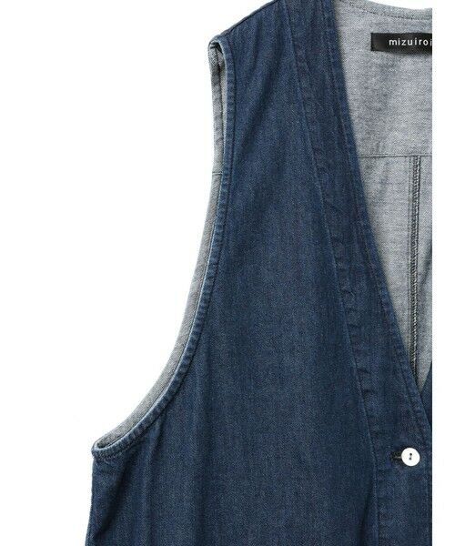 mizuiro ind / ミズイロインド ベスト | mizuiro ind デニムベスト | 詳細11