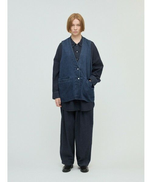 mizuiro ind / ミズイロインド ベスト | mizuiro ind デニムベスト | 詳細6