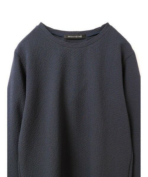 mizuiro ind / ミズイロインド カットソー | mizuiro ind ジャカードクルーネックプルオーバー | 詳細2