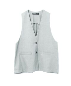 mizuiro ind / ミズイロインド ベスト | mizuiro ind ディープVネックワイドベスト