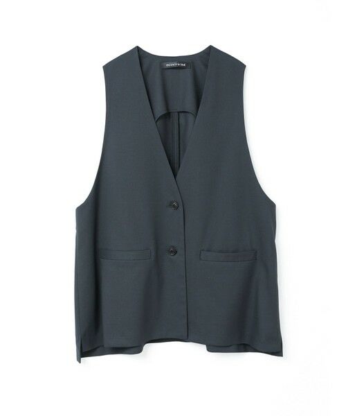 mizuiro ind / ミズイロインド ベスト | mizuiro ind ディープVネックワイドベスト | 詳細1