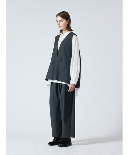mizuiro ind / ミズイロインド ベスト | mizuiro ind ディープVネックワイドベスト | 詳細7
