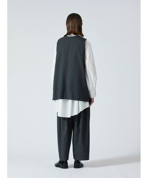 mizuiro ind / ミズイロインド ベスト | mizuiro ind ディープVネックワイドベスト | 詳細9