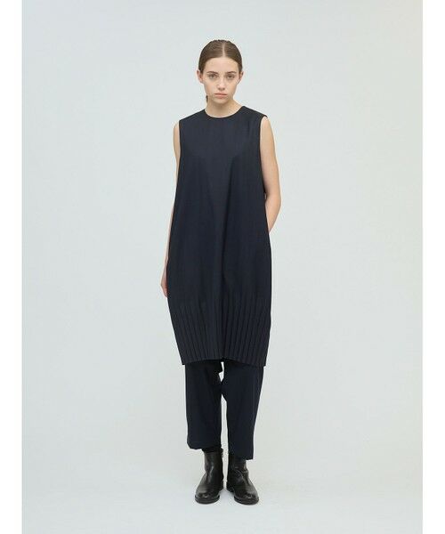 mizuiro ind / ミズイロインド ドレス | mizuiro ind プリーツヘムノースリーブワンピース | 詳細10