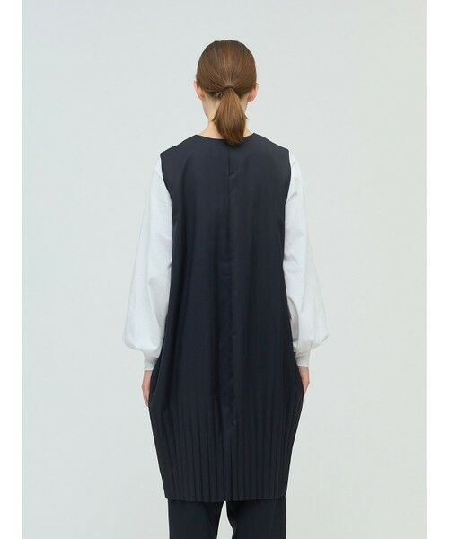 mizuiro ind / ミズイロインド ドレス | mizuiro ind プリーツヘムノースリーブワンピース | 詳細5
