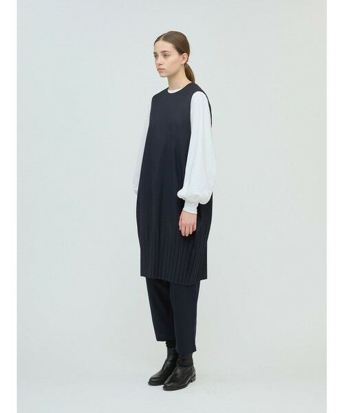 mizuiro ind / ミズイロインド ドレス | mizuiro ind プリーツヘムノースリーブワンピース | 詳細7